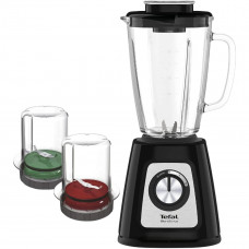 Блендер стаціонарний Tefal BL438831 зі скляною чашею 1.25 л, кавомолкою та подрібнювачем