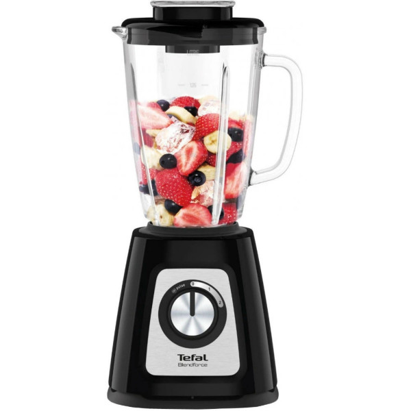Блендер стаціонарний Tefal BL438831 зі скляною чашею 1.25 л, кавомолкою та подрібнювачем