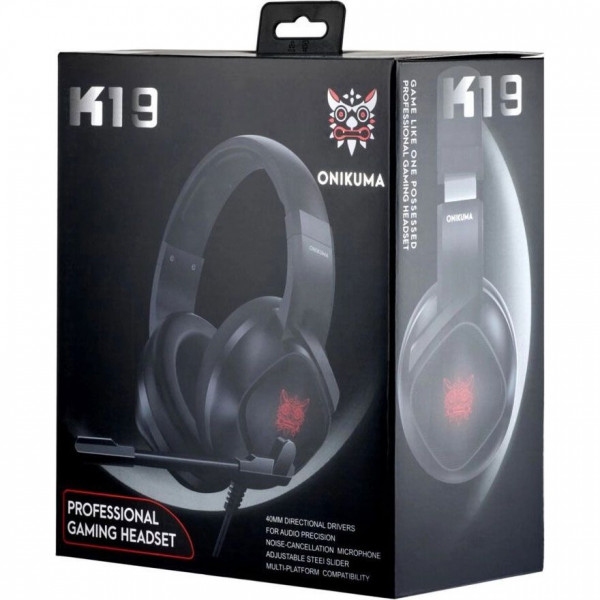 Игровые наушники ONIKUMA K19 с 3D Surround Sound и LED-подсветкой для геймеров