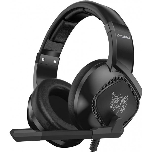 Игровые наушники ONIKUMA K19 с 3D Surround Sound и LED-подсветкой для геймеров
