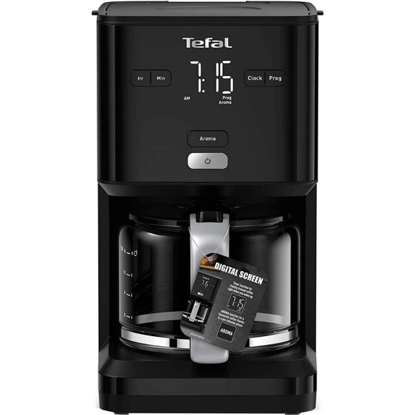 Кавоварка крапельна TEFAL CM600810 на 15 чашок із сенсорним керуванням та функцією підігріву