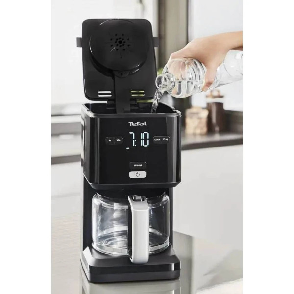 Кавоварка крапельна TEFAL CM600810 на 15 чашок із сенсорним керуванням та функцією підігріву