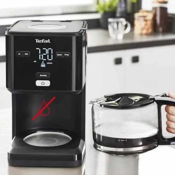 Кавоварка крапельна TEFAL CM600810 на 15 чашок із сенсорним керуванням та функцією підігріву