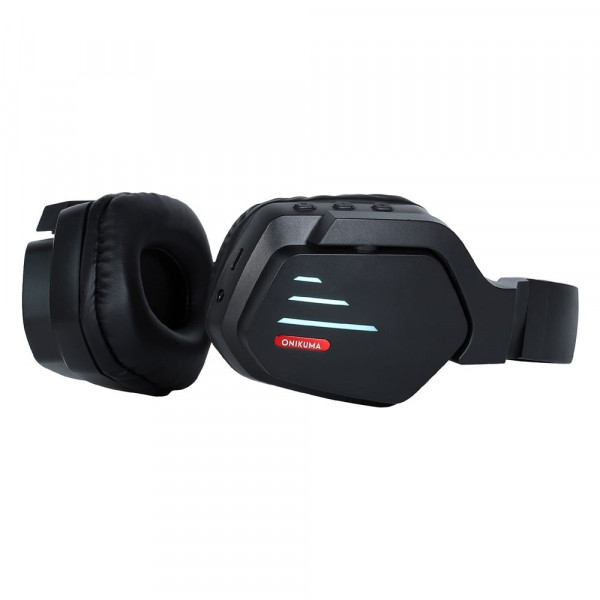 Беспроводные игровые наушники ONIKUMA B60 с Hi-Fi звучанием и LED-подсветкой для профессионального гейминга