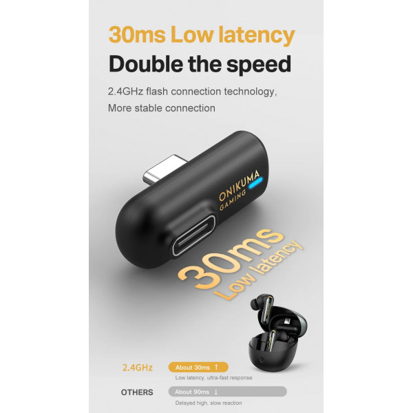 Беспроводные наушники ONIKUMA TX610 с поддержкой 2.4G/Bluetooth и активным шумоподавлением