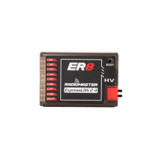 Приемник RadioMaster ER8 ELRS 2.4GHz с 8 каналами PWM и телеметрией для стабильного управления