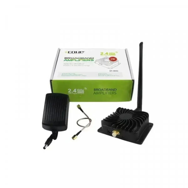 Усилитель сигнала EDUP 8W Wi-Fi 2.4 ГГц для увеличения дальности и стабильности беспроводной сети
