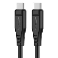 Кабель ACEFAST C3-03 USB Type-C to Type-C 60W, 1.2 м — быстрая зарядка и защита смарт-чипом