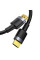 Кабель HDMI to HDMI Baseus Cafule 4K 60Hz 1 м для стабільної передачі відео без затримок