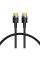 Кабель HDMI to HDMI Baseus Cafule 4K 60Hz 1 м для стабільної передачі відео без затримок