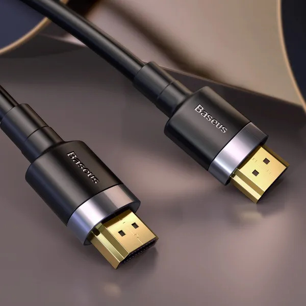 Кабель HDMI to HDMI Baseus Cafule 4K 60Hz 1 м для стабільної передачі відео без затримок