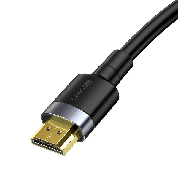Кабель HDMI to HDMI Baseus Cafule 4K 60Hz 1 м для стабільної передачі відео без затримок