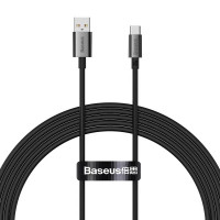 Кабель USB Baseus Superior Series Type-C 100W 2 м для швидкої зарядки та стабільної передачі даних із захистом пристроїв