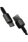 Кабель Baseus Tungsten Gold Fast Charging Data Cable USB to Type-C 100W 2 м для швидкої зарядки та передачі даних
