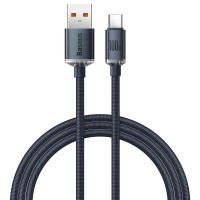 Кабель Baseus Crystal Shine USB Type-C 100W 1.2 м для быстрой зарядки и стабильной передачи данных