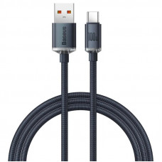 Кабель Baseus Crystal Shine USB to Type-C 100W 1.2 м для швидкої зарядки та стабільної передачі даних