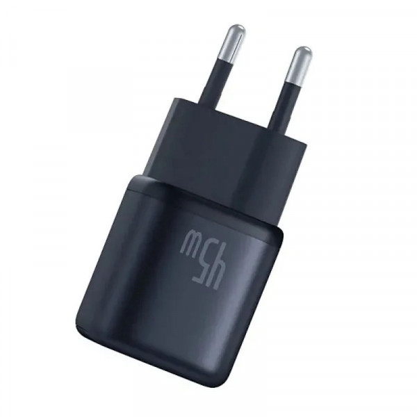 Мережевий зарядний пристрій Baseus PicoGo GaN 45W Type-C для швидкої зарядки гаджетів