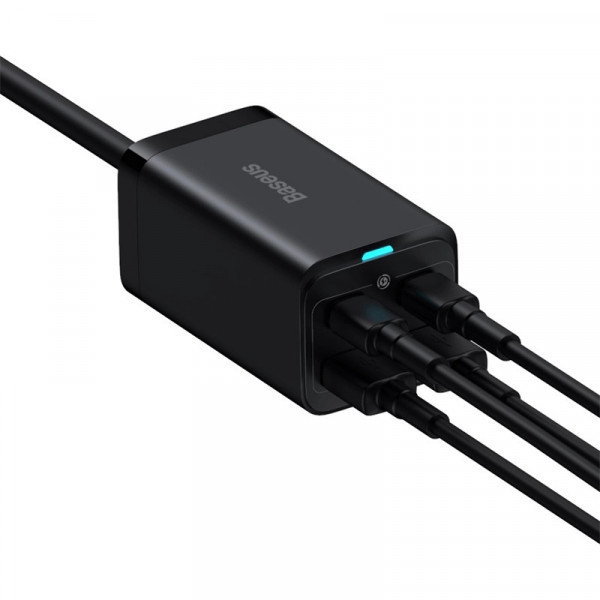 Мережевий зарядний пристрій Baseus GaN3 Pro 100W 2USB 2Type-C для швидкої зарядки