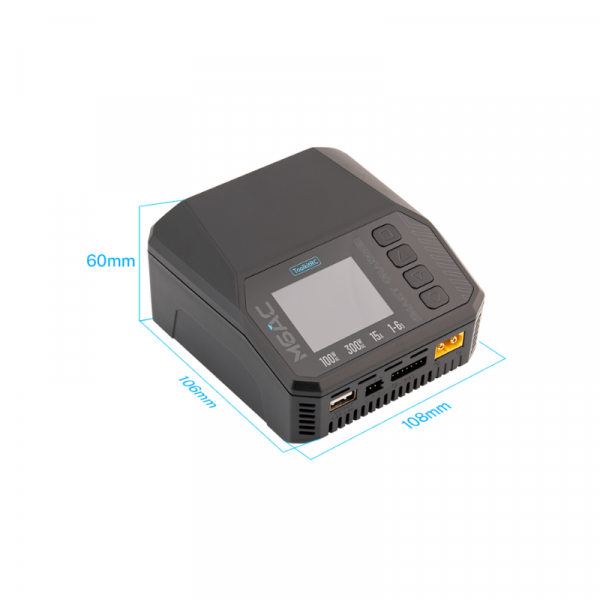 Зарядное устройство ToolkitRC M6AC 300W AC/DC для быстрой зарядки и диагностики аккумуляторов