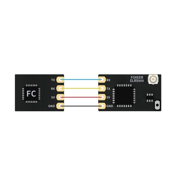 Приймач Foxeer ELRS MR1704 868–915MHz для FPV-дронів із надлегкою конструкцією