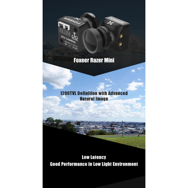 Камера FPV Foxeer Razer Mini 1200TVL аналогова для FPV-дронів