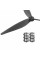 Пропелери Gemfan 1308 трилопатеві зі скловолокна CW 1 шт + CCW 1 шт