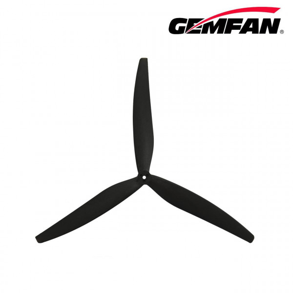 Пропелери Gemfan 1507 трилопатеві зі скловолокна CW + CCW для FPV дронів на 15" рамі