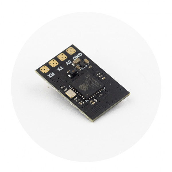 Приймач сигналу ELRS 433 MHz LR1121 ESP8285 з антеною Immortal T для стабільної передачі даних
