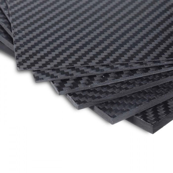 Пластина карбонова PRC 1000×2000×5 мм 3K Twill