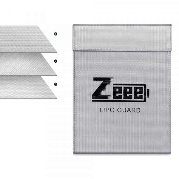 Чохол Zeee Lipo Guard вогнестійкий для зберігання та заряджання акумуляторів 