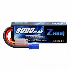 Акумулятор Zeee LiPo 3S 11.1V 8000mAh 100C EC5 — висока ємність та тривала автономність для радіокерованої техніки