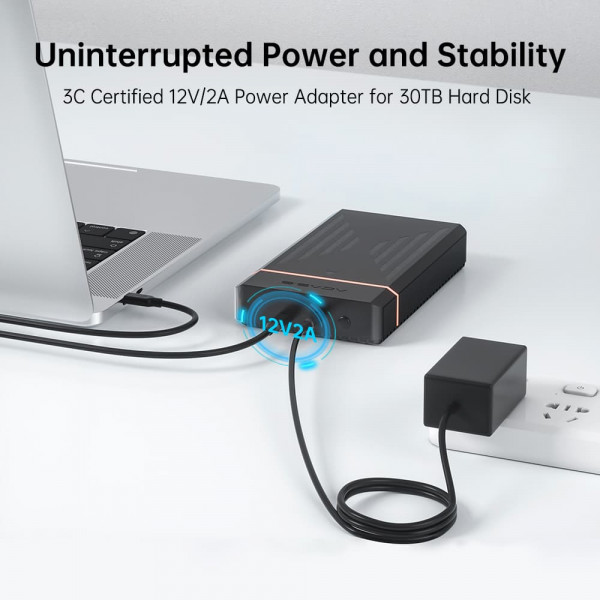Корпус для жорсткого диска ACASIS EC-5351C USB 3.0 до 30 ТБ для SATA 2,5/3,5 дюйма