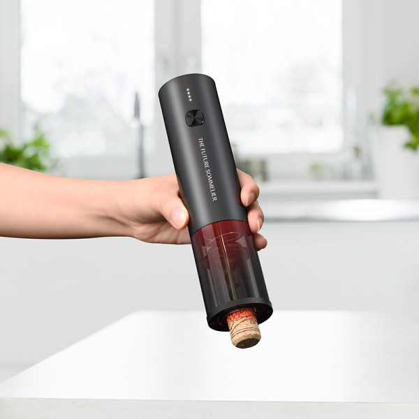 Электрический открыватель для вина CircleJoy TFS-005 7-в-1 с вакуумным насосом для сохранения свежести вина