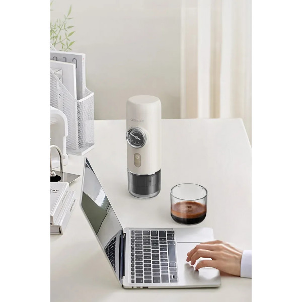 Портативная аккумуляторная кофеварка CIRCLE JOY LESPRESSO с манометром для капсул и молотого кофе