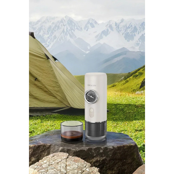 Портативная аккумуляторная кофеварка CIRCLE JOY LESPRESSO с манометром для капсул и молотого кофе