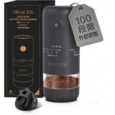Электрическая кофемолка Circle Joy Lomo ULTRA с керамическими жерновами и 100 уровнями помола