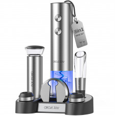 Электрический открыватель для вина CIRCLE JOY CJ-EKPQ-TZ01 8-в-1 с аэратором и набором аксессуаров
