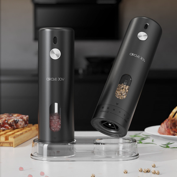 Набір електричних млинків для спецій Circle Joy CJ-EG18 з акумулятором та керамічними жорнами