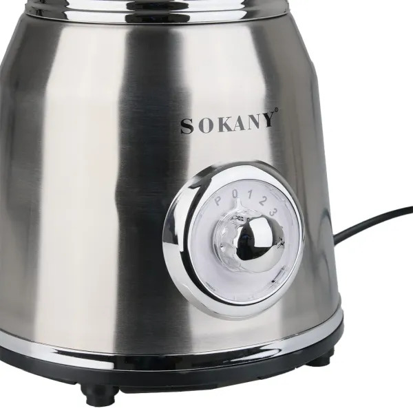 Блендер стационарный Sokany SK-186 800 Вт со стеклянной чашей 1,5 л