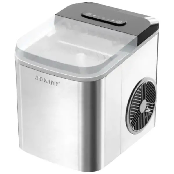 Ледогенератор Sokany SK-03047 112 Вт с высокой производительностью и быстрым приготовлением льда