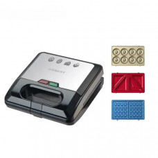 Мультипекарь Sokany SK-08153 1750 Вт с 3 сменными пластинами и антипригарным покрытием