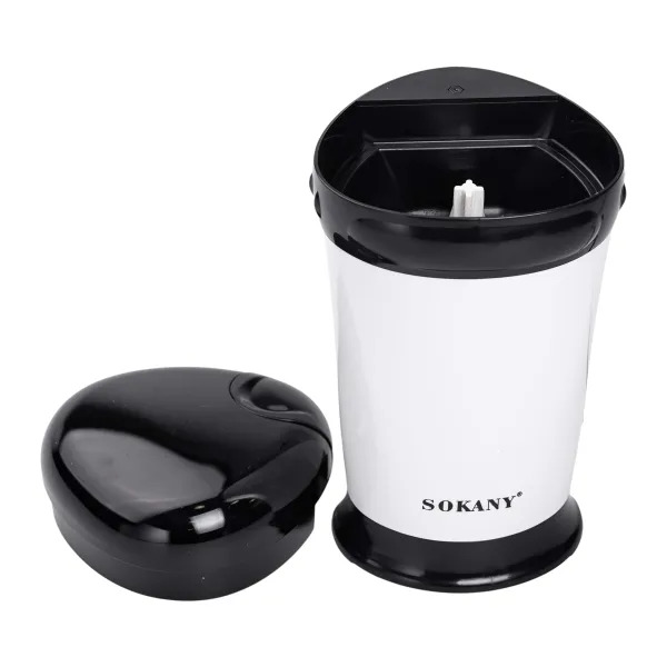 Кофемолка электрическая Sokany SK-3012 180 Вт с контейнером 75 г для быстрого измельчения кофейных зерен