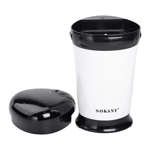 Кофемолка электрическая Sokany SK-3012 180 Вт с контейнером 75 г для быстрого измельчения кофейных зерен