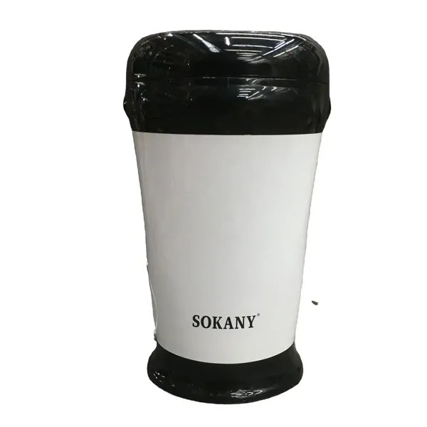 Кофемолка электрическая Sokany SK-3012 180 Вт с контейнером 75 г для быстрого измельчения кофейных зерен