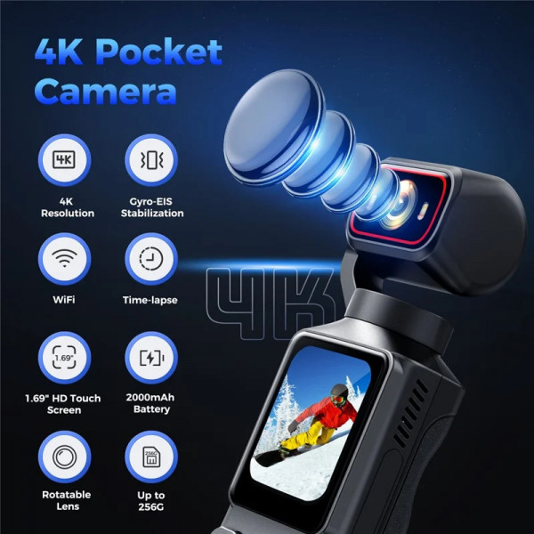 Екшн-камера L19 4K Ultra HD з Wi-Fi та стабілізацією Уцінка