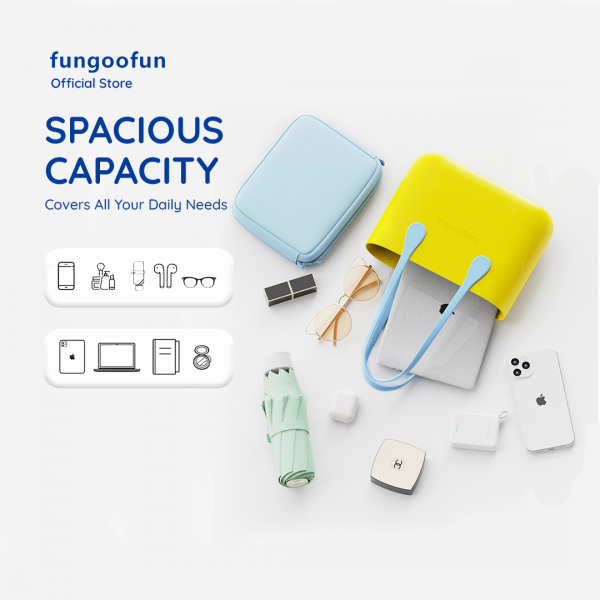 Сумка для ноутбука 14" FUNGOOFUN F551 з ударостійким EVA-корпусом та знімним органайзером