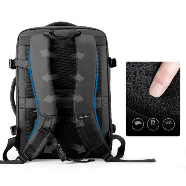 Дорожній рюкзак Mark Ryden Delta MR9711 для ручної поклажі з відділенням для ноутбука 17,3 і планшета