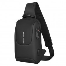 Рюкзак-слінг Mark Ryden MR7039 для планшета 9.7" з TSA-замком та USB-портом