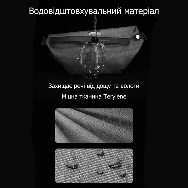 Сумка через плече Mark Ryden MR2293 для iPad 9.7” з магнітною застібкою та захистом від вологи