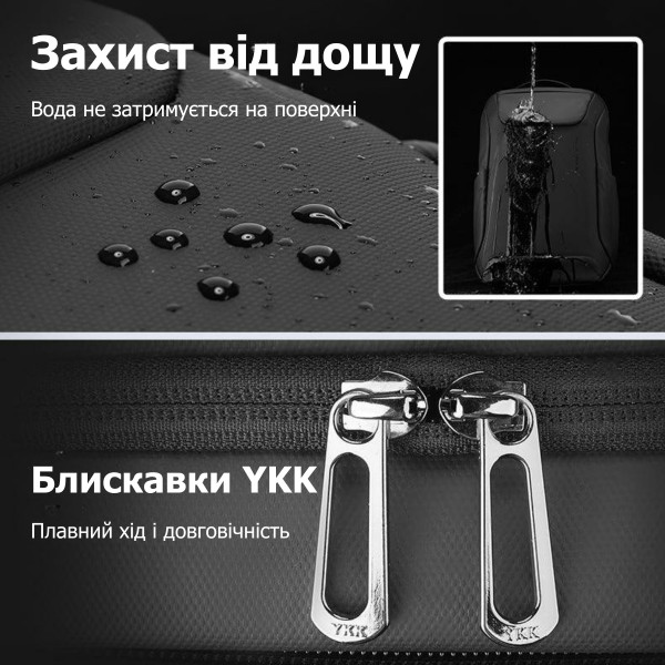 Рюкзак Mark Ryden MR9111X для ноутбука 15.6" та планшета з USB-портом і захистом від вологи